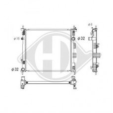 ΨΥΓΕΙΟ ΝΕΡΟΥ 1.5 dCi ΠΕΤΡΕΛΑΙΟ 13- (490x460x27) NISSAN NV200-EVALIA 2010 - 578006330