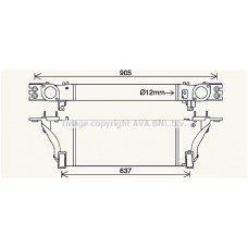 ΨΥΓΕΙΟ INTERCOOLER 3.0 dCi ΠΕΤΡΕΛΑΙΟ (515x225x80) NISSAN D40 NAVARA 2010 - 2015 ( F/L ) 584006210
