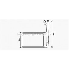 ΨΥΓΕΙΟ ΚΑΛΟΡΙΦΕΡ (B) 2.0-2.2 ΤDCI +/-ΑC (149x238x26) FORD TRANSIT 2012 - ( ) 326006500