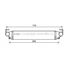 ΨΥΓΕΙΟ INTERCOOLER ΟΛΑ ΒΕΝΖΙΝΗ ΠΕΤΡΕΛΑΙΟ (580x112x62) JEEP RENEGADE 2018 - 181106200