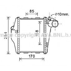 ΨΥΓΕΙΟ INTERCOOLER 1.0i TURBO (171x233x50) (MAHLE BEHR PREMIUM LINE) SMART FORTWO 2012 - 2014 ( 451 ) 549006200