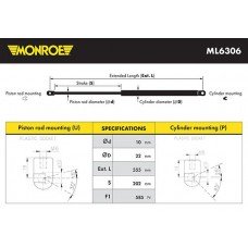 Αμορτισέρ Παγκάζ MAZDA TRIBUTE 2001 - 2004 ( EP ) 079608315