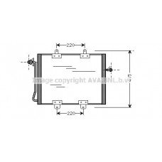Συμπυκνωτής RENAULT 19 1992 - 1995 ( L53 ) ( B53 ) ( C53 ) RT5176