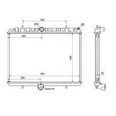 ΨΥΓΕΙΟ 1.6-2.0 HDi (56x38) 06- FIAT ULYSSE 2002 - 2010 ( 179AX ) 085206300