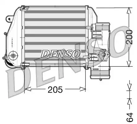 Ψυγείο Intercooler AUDI A6 2008 - 2010 ( 4F ) 084706202