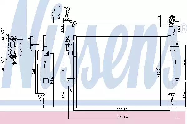 Ψυγείο A/C (Εξωτερικό) LANDROVER RANGE ROVER SPORT (LS) 2010 - 2013 ( LS ) 690106420