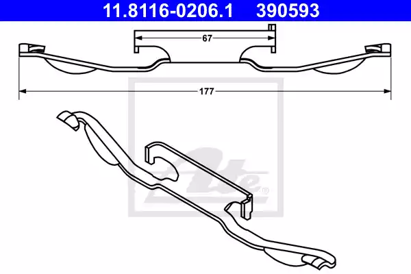Μεμονωμένα εξαρτήματα BMW Z3 1996 - 2003 ( E36/8 ) ATE 11.8116-0206.1