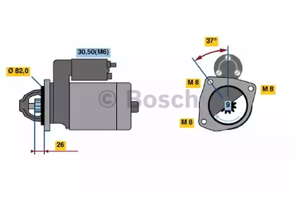 Μίζα FIAT DUCATO 2006 - 2014 BOSCH 0 001 109 302