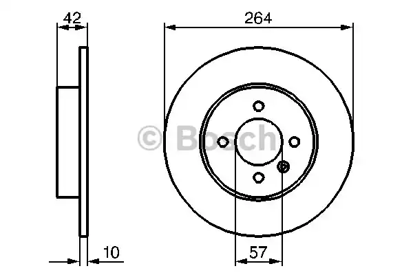 Δισκόπλακες OPEL CORSA 2000 - 2004 ( C ) BOSCH 0 986 479 191 Δισκόπλακες OPEL CORSA 2000 - 2004 ( C ) BOSCH 0 986 479 191