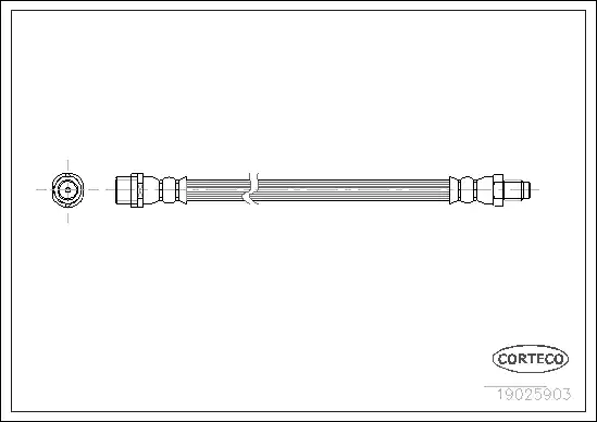 Μαρκούτσια Φρενων AUDI A4 1995 - 1998 ( 8D ) CORTECO 19025903