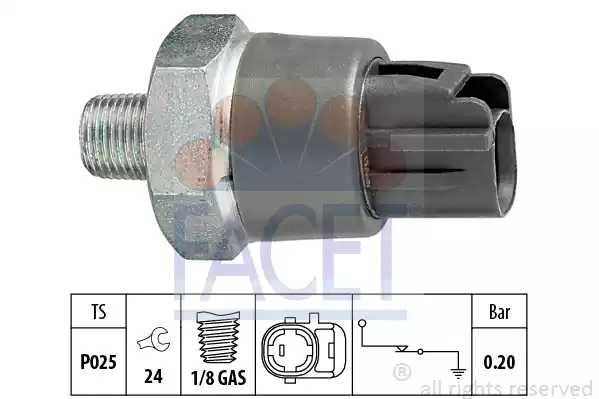Διακόπτης (βαλβίδα) πίεσης λαδιού TOYOTA IQ 2009 - 2016 ( AJ1 ) FACET 7.0114