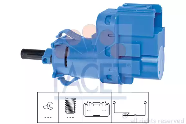 Διακόπτης Φλάς-Φώτων MAZDA 2 2007 - 2010 ( DE ) FACET 7.1244