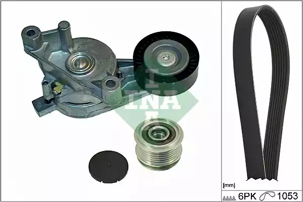 Σετ ιμάντων poly-V VW GOLF 2004 - 2008 ( Mk5 ) INA 529 0005 10