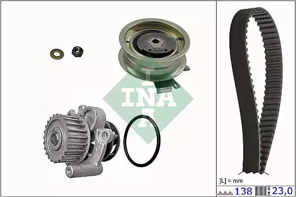 Αντλία νερού VW NEW BETTLE 2005 - 2011 ( 9C1 ) INA 530 0171 30