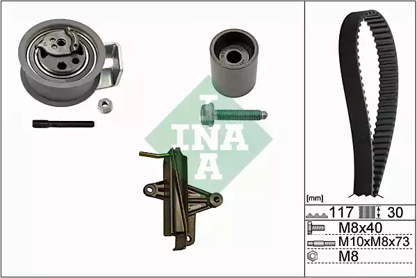 Σετ οδοντωτού ιμάντα VW LUPO 1998 - 2005 ( 6X1 - 6E1 ) INA 530 0340 10