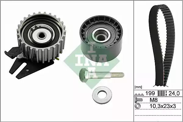 Σετ οδοντωτού ιμάντα FIAT STILO 2001 - 2006 ( 192 ) INA 530 0628 10 Σετ οδοντωτού ιμάντα FIAT STILO 2001 - 2006 ( 192 ) INA 530 0628 10