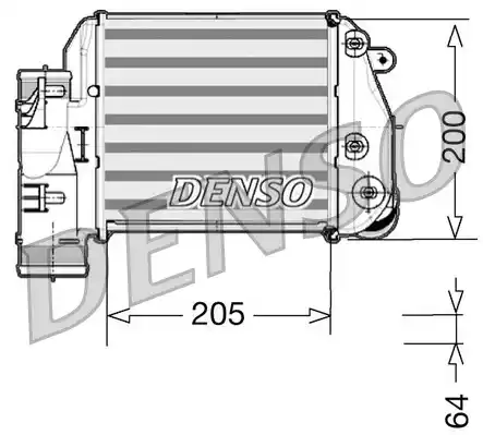 Ψυγείο Intercooler AUDI A6 2004 - 2008 ( 4F ) 023406201