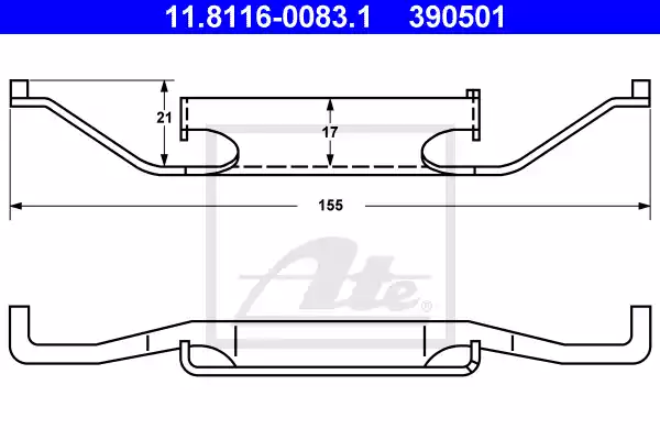 Μεμονωμένα εξαρτήματα BMW Z3 1996 - 2003 ( E36/8 ) ATE 11.8116-0083.1