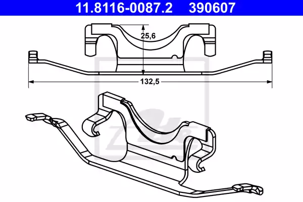 Μεμονωμένα εξαρτήματα MERCEDES E CLASS 2009 - 2012 ( W212 ) ATE 11.8116-0087.2