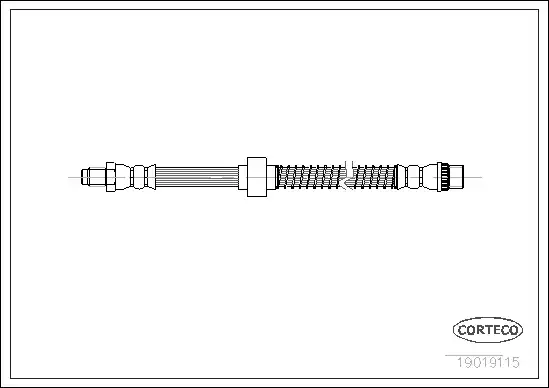 Μαρκούτσια Φρενων PEUGEOT 407 2004 - 2008 ( 6D_ ) CORTECO 19019115