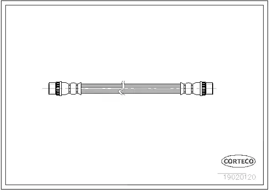 Μαρκούτσια Φρενων RENAULT TWINGO 2000 - 2007 ( C06 ) CORTECO 19020120