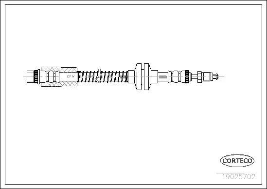 Μαρκούτσια Φρενων PEUGEOT 806 1994 - 2002 ( 221 ) CORTECO 19025702