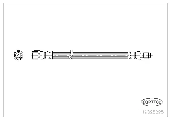 Μαρκούτσια Φρενων MERCEDES C CLASS 2000 - 2003 ( W203 ) CORTECO 19025825