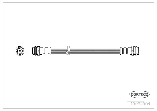 Μαρκούτσια Φρενων VW NEW BEETLE 2005 - 2011 ( 9C1 ) CORTECO 19025904