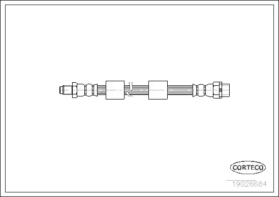 Μαρκούτσια Φρενων BMW 5 Series 2000 - 2003 ( E39 F/L ) CORTECO 19026684
