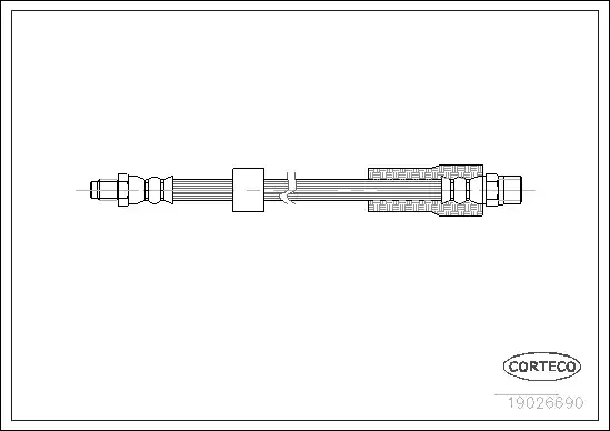 Μαρκούτσια Φρενων BMW 5 Series 2000 - 2003 ( E39 F/L ) CORTECO 19026690