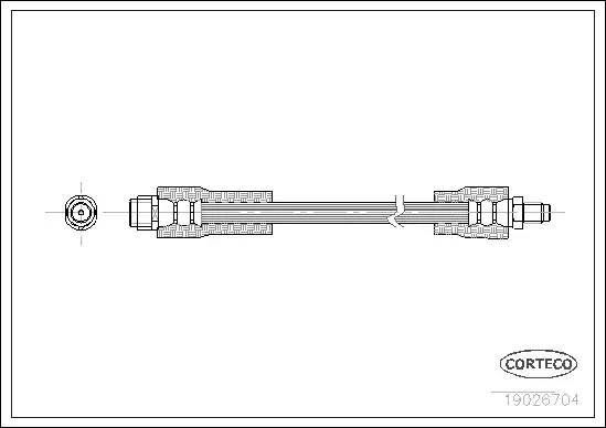 Μαρκούτσια Φρενων MERCEDES A CLASS 2001 - 2004 ( W168 ) CORTECO 19026704