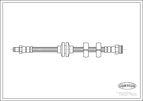 Μαρκούτσια Φρενων FIAT BRAVO 2007 - 2011 CORTECO 19027929