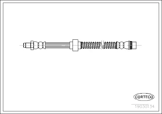 Μαρκούτσια Φρενων PEUGEOT 407 2004 - 2008 ( 6D_ ) CORTECO 19030134