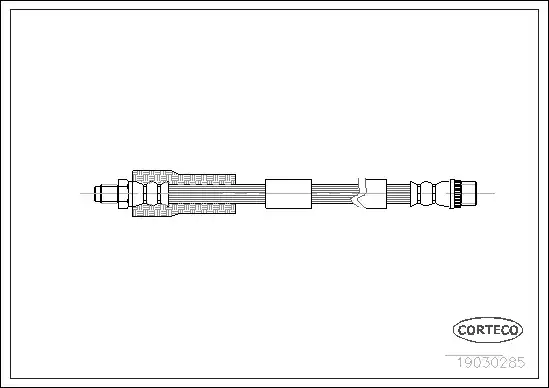 Μαρκούτσια Φρενων PEUGEOT 307 2001 - 2005 ( 3A ) ( 3C ) CORTECO 19030285