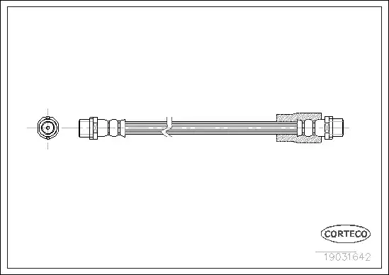 Μαρκούτσια Φρενων AUDI A4 2001 - 2005 ( 8H )( 8E ) CORTECO 19031642