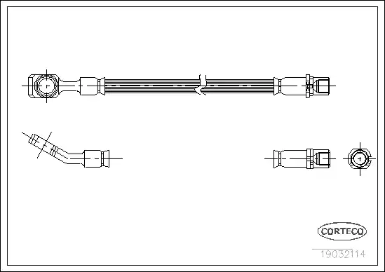 Μαρκούτσια Φρενων OPEL VECTRA 2002 - 2005 ( C ) CORTECO 19032114