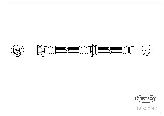 Μαρκούτσια Φρενων NISSAN ALMERA 2000 - 2002 ( N16 ) CORTECO 19032240