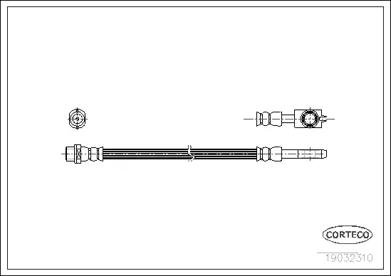 Μαρκούτσια Φρενων AUDI A4 2005 - 2008 ( 8E )( 8H ) CORTECO 19032310