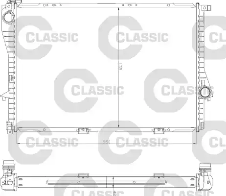 Ψυγείο Νερού BMW 5 Series 2000 - 2003 ( E39 F/L ) VALEO 234277