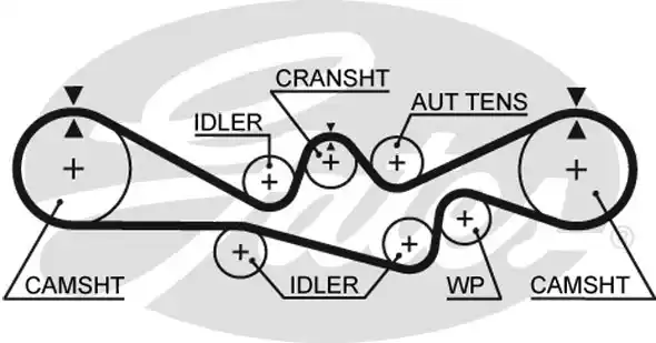 Οδοντωτός ιμάντας SUBARU FORESTER 2000 - 2002 ( SF ) GATES 5241