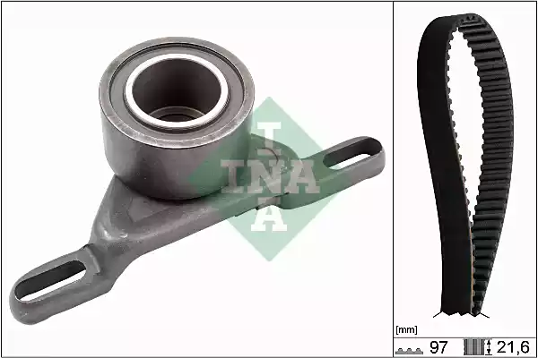 Σετ οδοντωτού ιμάντα FORD ESCORT 1990 - 1992 MK5 INA 530 0133 10