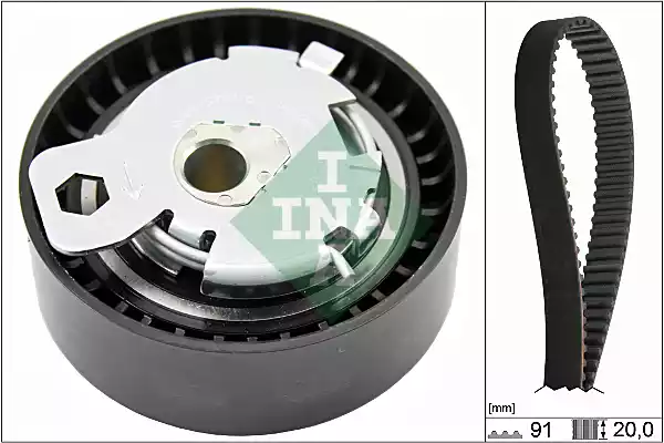 Σετ οδοντωτού ιμάντα FORD FIESTA 1996 - 1999 ( Mk4a ) INA 530 0142 10