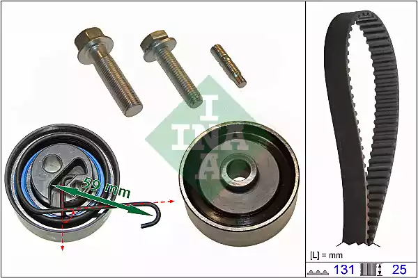 Σετ οδοντωτού ιμάντα OPEL CORSA 2000 - 2004 ( C ) INA 530 0494 10