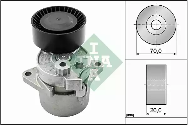Βραχίονας σύσφιγξης MERCEDES C CLASS 2000 - 2003 ( W203 ) INA 533 0017 10