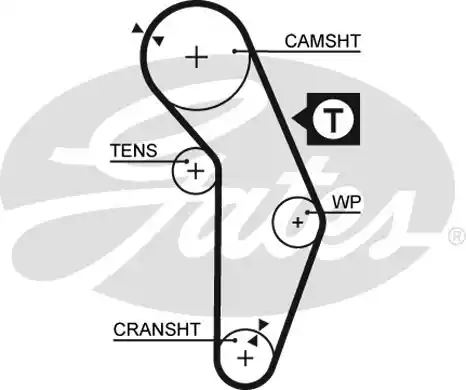 Οδοντωτός ιμάντας MITSUBISHI LANCER 1992 - 1995 ( CB ) GATES 5350XS