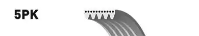 Ιμάντας poly-V OPEL ASTRA 1998 - 2004 ( G ) DAYCO 5PK2020
