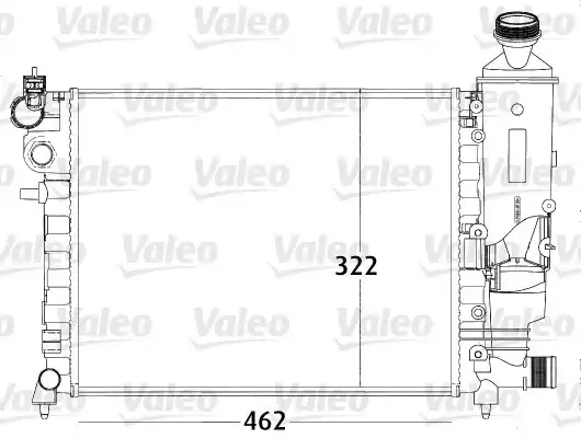 Ψυγείο Νερού PEUGEOT 106 1996 - 2003 VALEO 731498