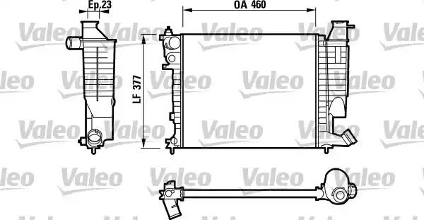 Ψυγείο Νερού PEUGEOT 306 1993 - 1996 ( N3 ) VALEO 732534