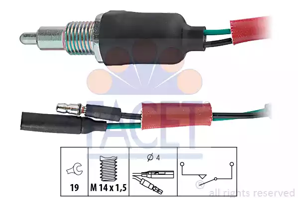 Διακόπτης Φλάς-Φώτων HONDA ACCORD 1990 - 1993 ( CB / C ) FACET 7.6135