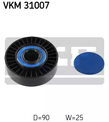 Τροχαλία παρέκκλισης & ενδιάμεσος τροχός VW GOLF 1984 - 1992 ( Mk2 ) SKF VKM 31007